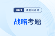 注会战略答案及考题回忆版是什么？