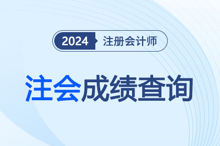 2023年注册会计师成绩查询在11月？