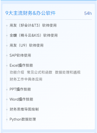 会计实操课程 会计实操课程