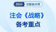 2024注会战略《轻一》名师笔记重点提炼，快来跟学抓关键