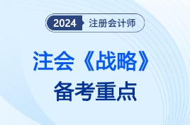 2024注会战略《轻一》名师笔记重点提炼，快来跟学抓关键