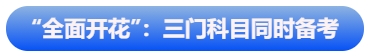 中级会计“全面开花”:三门科目同时备考 中级会计“全面开花”:三门科目同时备考