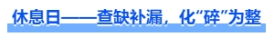 中级会计休息日——查缺补漏,化“碎”为整 中级会计休息日——查缺补漏,化“碎”为整