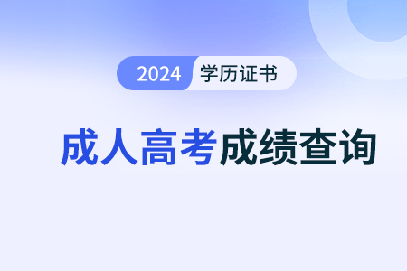 山东2024年教育学专业的成人高考成绩怎么查询呢