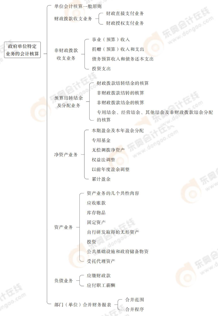政府单位特定业务的会计核算