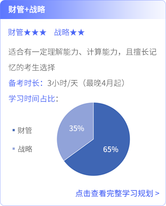 财管+战略
