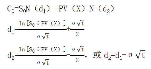 布莱克—斯科尔斯期权定价模型