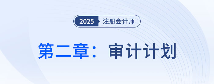 第二章审计计划_2025年注会审计习题随章演练