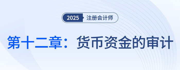 第十二章货币资金的审计_2025年注会审计思维导图