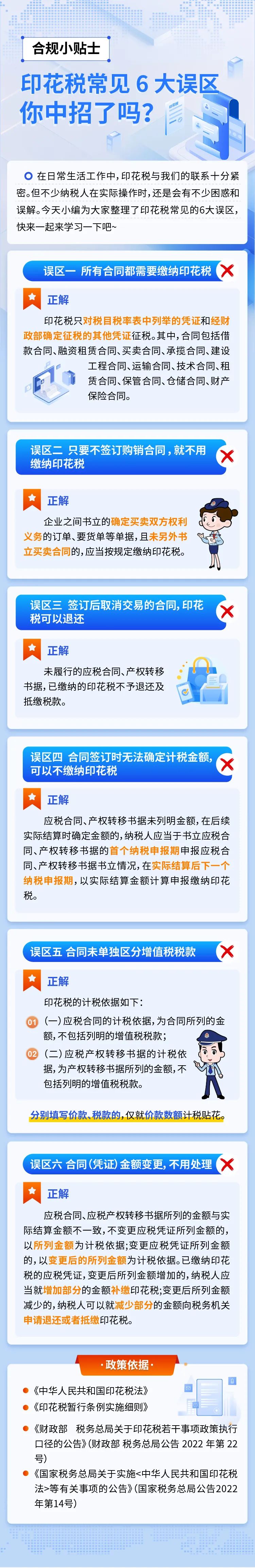 印花税常见6大误区,你中招了吗 印花税常见6大误区,你中招了吗