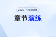 第二十二章会计政策、会计估计变更和差错更正_2025年《中级会计实务》习题随章演练
