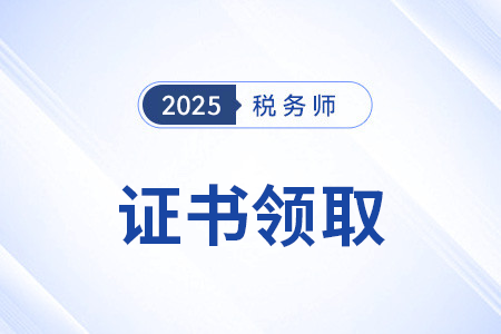 2025年税务师证书查询官方网站